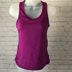 TANK TOP - Women's Athleta First Track Racer Back Tank Top in Fuchsia. Size  S